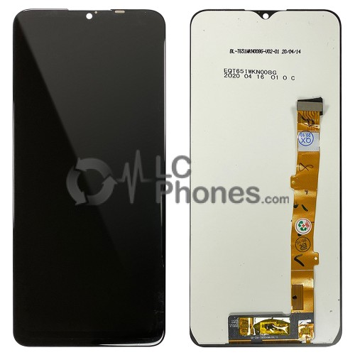 Alcatel 3x (2020) 5061K  - Full Front LCD Digitizer Black