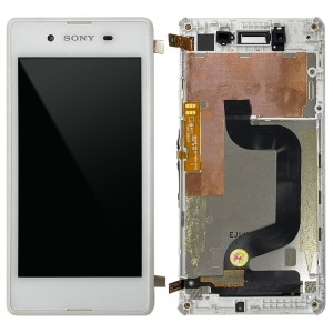 Sony Xperia E3 D2203 D2206 D2243 D2202 - Full Front LCD Digitizer With Frame White 