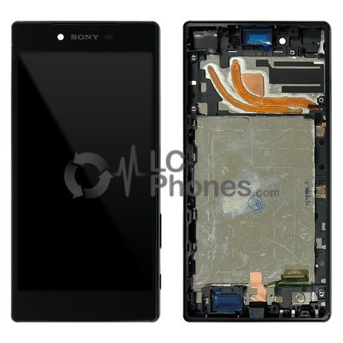 Sony Xperia Z5 Premium E6853 E6833 E6883 - Full Front LCD Digitizer With Frame Black