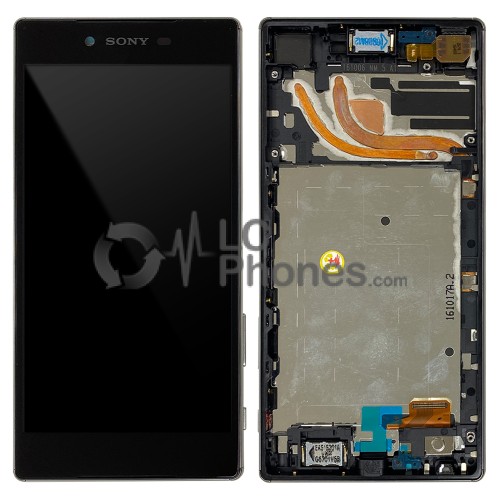 Sony Xperia Z5 Premium E6853 E6833 E6883 - Full Front LCD Digitizer With Frame Silver < Service Pack >