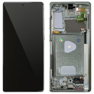 Samsung Galaxy Note 20 N980 / Note 20 5G N981 - Full Front LCD Digitizer With Frame Mystic Green 