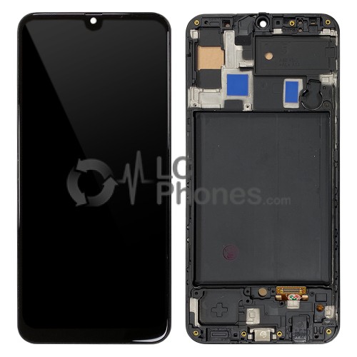 Samsung Galaxy A50 A505 - Full Front LCD Digitizer with Frame Black (OLED)