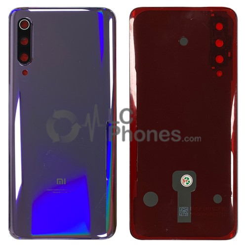 Xiaomi Mi 9 - Battery Cover Lavender Violet with Camera Lens & Adhesive