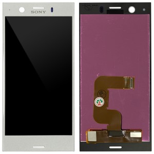 Sony Xperia XZ1 Compact G8441 - Full Front LCD Digitizer White Silver