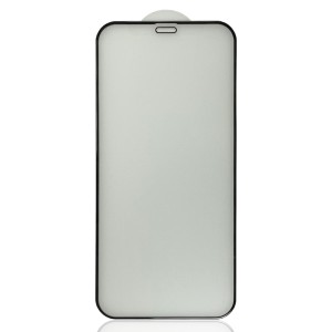 iPhone 12 Mini - Full Arc Tempered Glass Black Matte