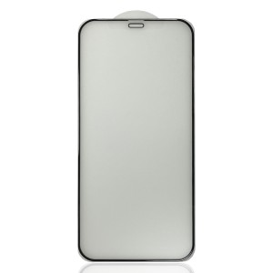 iPhone 12 / 12 Pro - Full Arc Tempered Glass Black Matte