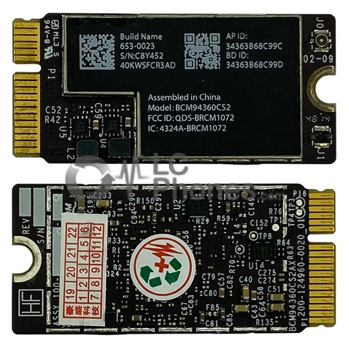 Macbook Air 11 A1465 / Air 13 A1466 2013-2017 - WiFi Bluetooth AirPort Card Module BCM94360CS2