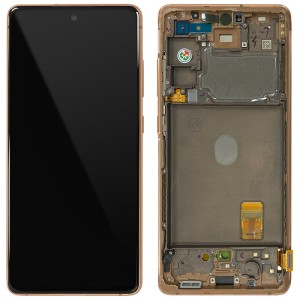 Samsung Galaxy S20 FE G780 - Full front LCD Digitizer With Frame Cloud Orange 