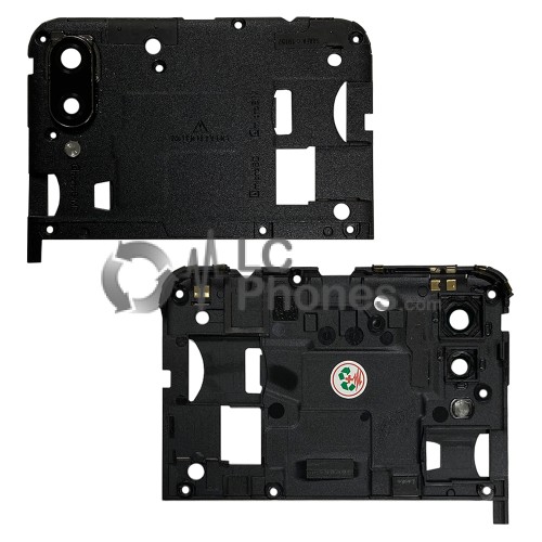 Wiko Y80 - Top Back Plate Black