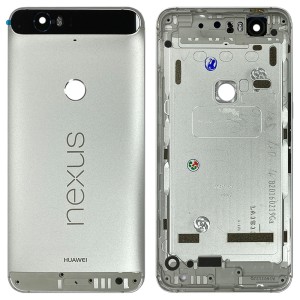 Huawei Nexus 6P - Back Housing Cover Silver with Camera Lens Cover