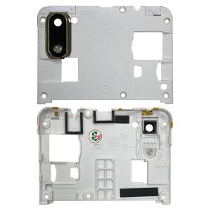 Wiko Y60 - Top Back Plate White/Gold