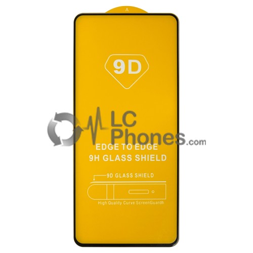 Huawei Y7a / P Smart (2021) / Honor 10X Lite  - Full Arc Tempered Glass Black