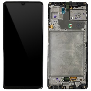 Samsung Galaxy A42 5G A426 - Full Front LCD Digitizer Black With Frame 