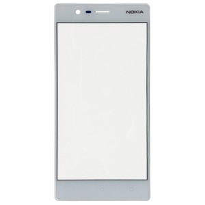 Nokia 3 - Front Glass White