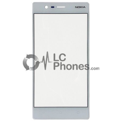 Nokia 3 - Front Glass White