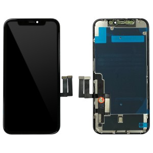 iPhone 11 - Full Front TFT LCD Digitizer Black With Back Plate In-Cell