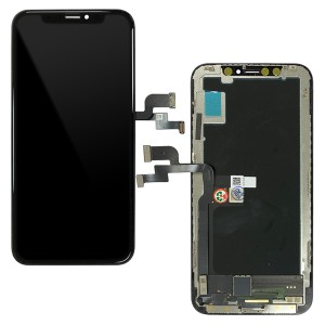 iPhone X - LCD Soft OLED Digitizer Black A+++ JK