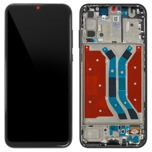 Huawei Y8p / Enjoy 10s - Full Front LCD Digitizer with Frame Black