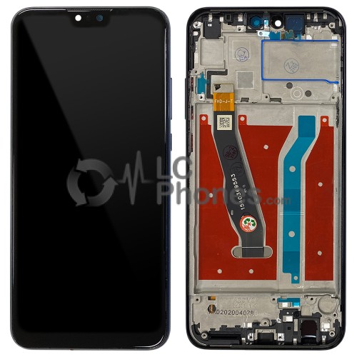 Huawei Y8s - Full Front LCD Digitizer with Frame Black