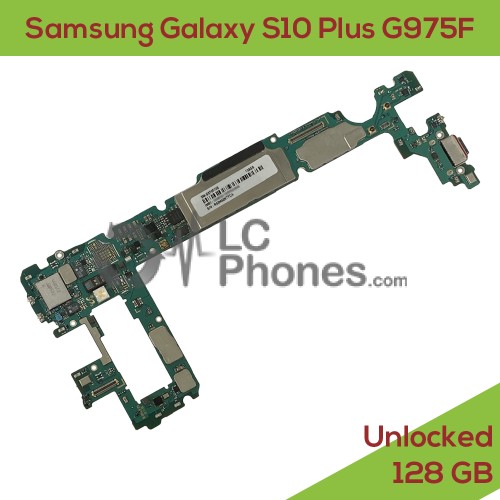 Samsung Galaxy S10 Plus G975F - Fully Functional Logic Board 128GB UNLOCKED