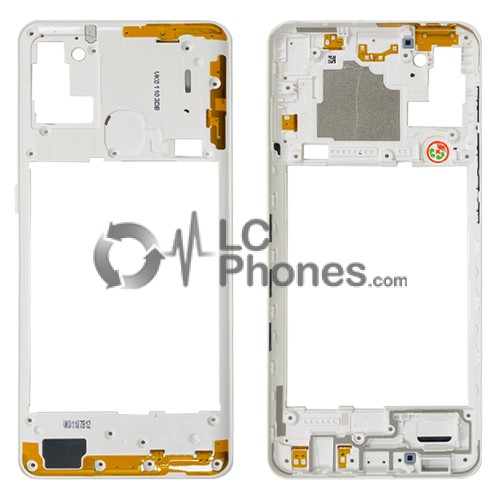 Samsung A21s A217 - Middle Frame White