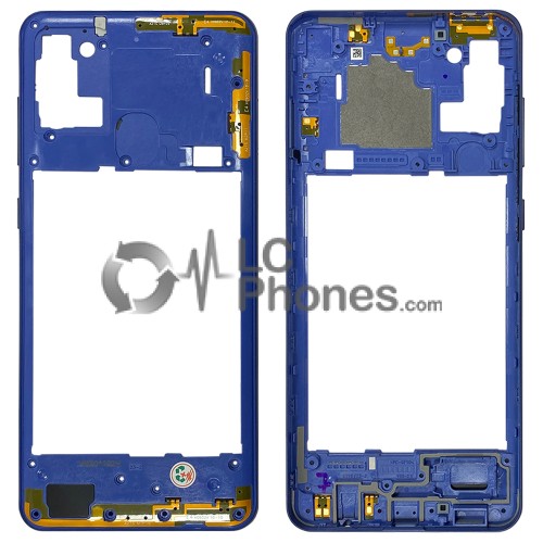 Samsung A21s A217 - Middle Frame Blue