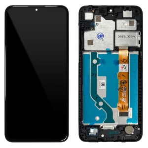 Alcatel 1V 2020 5007U - Full Front LCD Digitizer with Frame Black