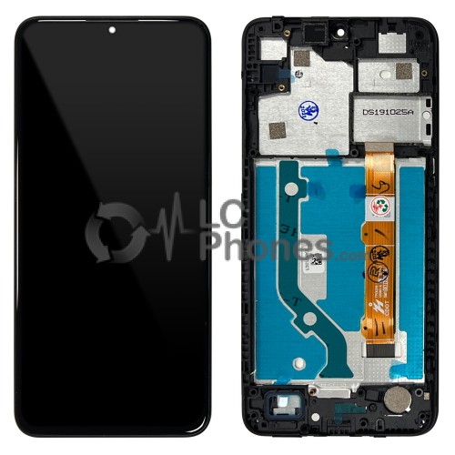 Alcatel 1V 2020 5007U - Full Front LCD Digitizer with Frame Black