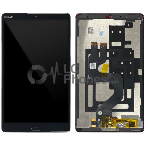 Huawei MediaPad M5 8 8.4 inch SHT-AL09, SHT-W09 - Full Front LCD Digitizer Black < Service Pack >