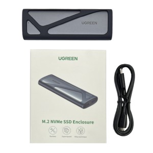 UGREEN - SSD Enclosure M.2 M-Key NVMe 10Gbps, USB-C