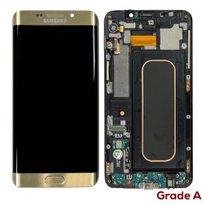 Samsung Galaxy S6 Edge Plus G928 - Full Front LCD Digitizer Gold  Grade A