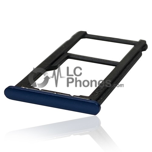 Meizu Note 8 M822H -  SIM Card and SD Tray Holder Blue