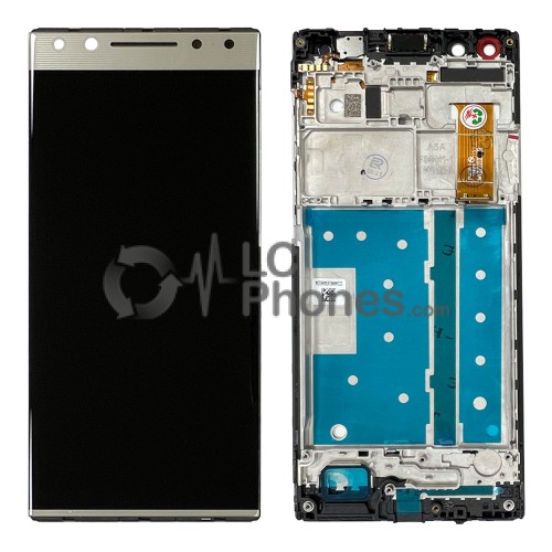 Alcatel 5 5086D - Full Front LCD Digitizer with Frame Gold