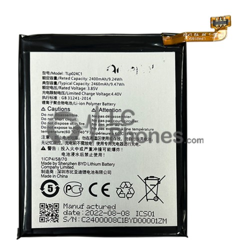 Alcatel 1X 5059D - Battery TLp024C7 2460mAh 9.47Wh