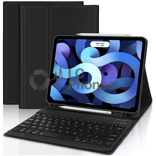 iPad Air 4th Gen (2020) A2316 A2324 A2325 A2072 / iPad Air (2022) 5th Gen A2588 A2589 A2591 - Case with Magnetically Detachable Keyboard and Pencil Holder