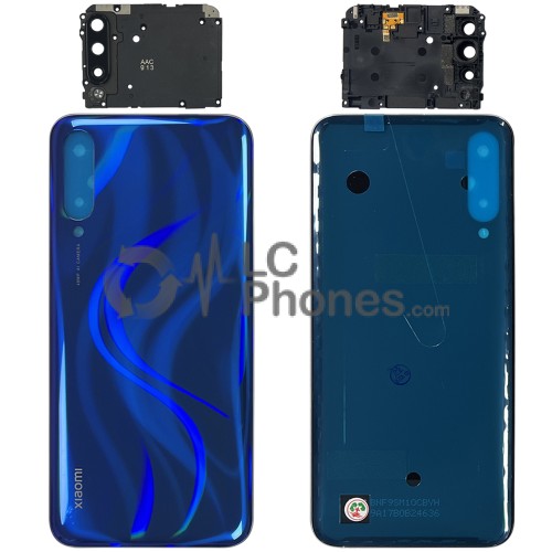 Xiaomi Mi A3 - Battery Cover with Adhesive & Camera Lens Not just Blue