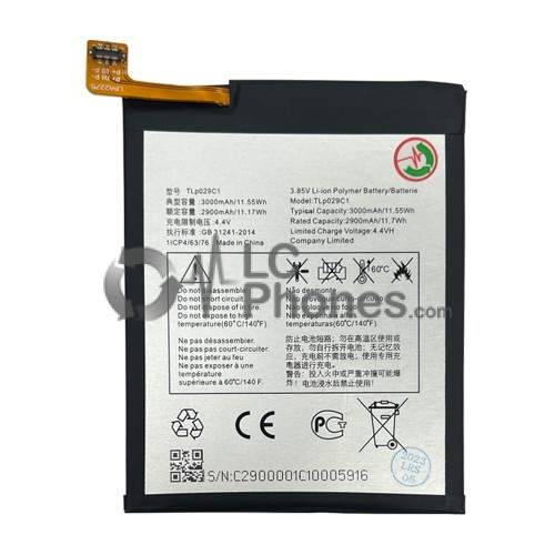 Alcatel 3c 5026D / 3c 2019 5006D / 3v 5099D - Battery TLp029C7 3000 mAh 11.55Wh