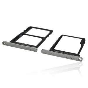 Nokia 5 TA-1053, TA-1024, TA-1044, TA-1027 - SIM / SIM2 Card and SD Tray Holder Silver