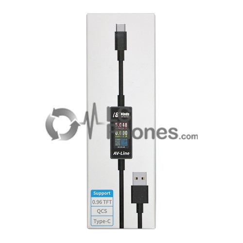 AV-Line - Intelligent Detection Charging Cable Type-C to USB