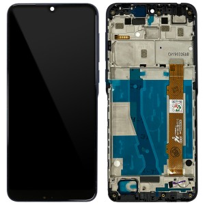 Alcatel 3 (2019) 5053D - Full Front LCD Digitizer with Frame Blue-Purple Gradient