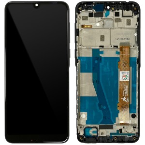 Alcatel 3 (2019) 5053D - Full Front LCD Digitizer with Frame Black-Blue Gradient