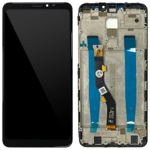 Meizu Note 8 M822H - Full Front LCD Digitizer with Frame Black