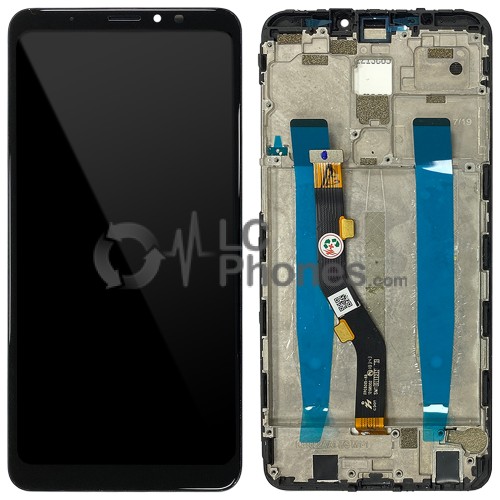 Meizu Note 8 M822H - Full Front LCD Digitizer with Frame Black