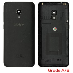 Alcatel 1X 5059D - Back Housing Cover Black with Camera Lens