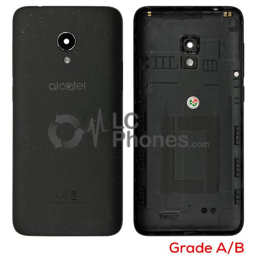 Alcatel 1X 5059D - Back Housing Cover Black with Camera Lens