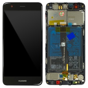 Huawei Nova - Full Front LCD Digitizer Black with Frame & Battery 