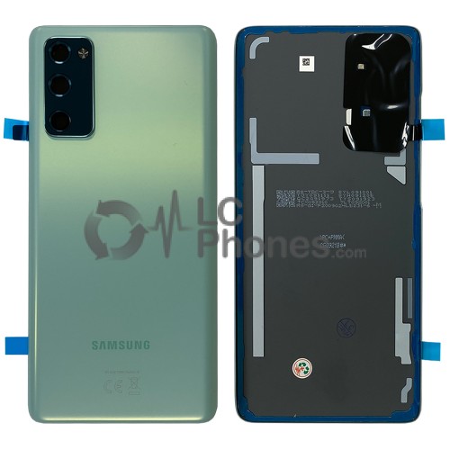 Samsung Galaxy S20 FE G780 / S20 FE 5G G781 - Battery Cover Original with Camera Lens and Adhesive Cloud Mint < Service Pack >