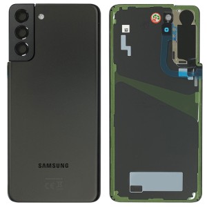 Samsung Galaxy S21+ 5G G996 - Battery Cover Original with Camera Lens and Adhesive Phantom Black 