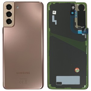 Samsung Galaxy S21+ 5G G996 - Battery Cover Original with Camera Lens and Adhesive Phantom Gold 