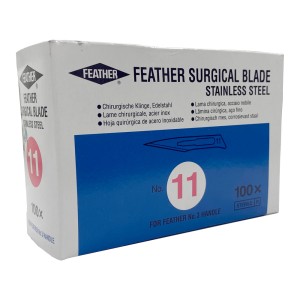 Feather - Sterile Surgical Blades 100Pcs No:11